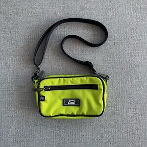 True Lime Acid Green Crossbody Strap Canvas Bag
